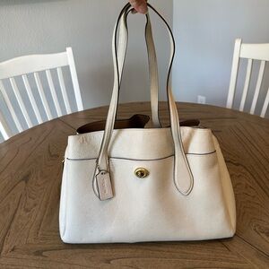Coach Cream Shoulder Bag